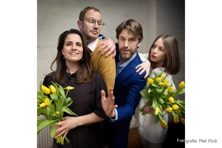 Remko Vrijdag, Rosa da Silva, Johan Goossens en Yara Alink in wereldberoemde relatiekomedie God van de slachting