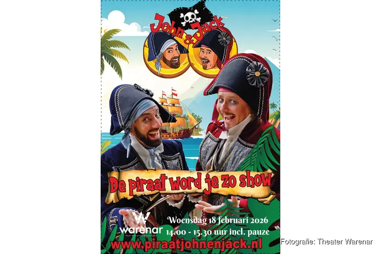 Theater vol Piraten deze Voorjaarsvakantie!