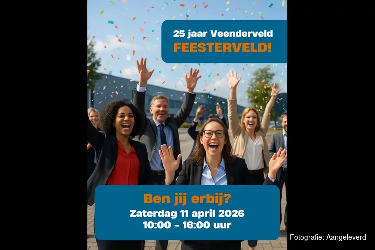 Bedrijvenpark Veenderveld viert 25 jaar met open dag voor publiek